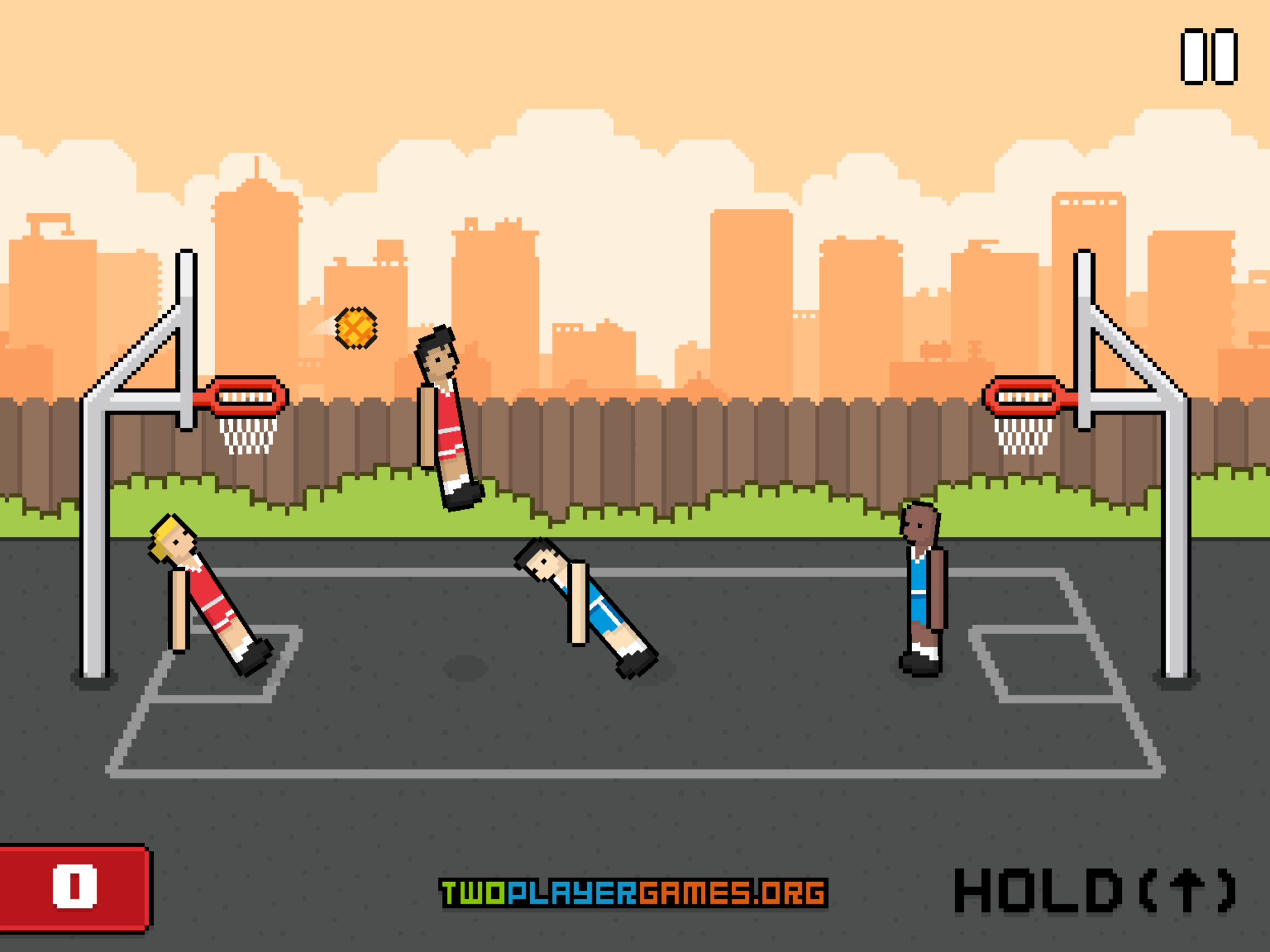 How do you cheat at basketball? Basket Random on TwoPlayerGames