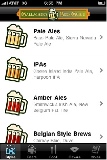 iPhone/iPad App Review: Ghallagher's Beer Guide | GiveMeApps