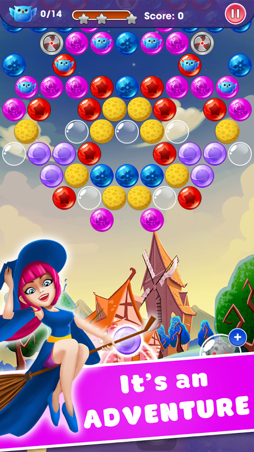 Android App Review: Witch Bird Pop: Bubble Shooter | GiveMeApps