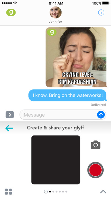 iPhone/iPad App Review: Glyffy - Memes for Messaging | GiveMeApps