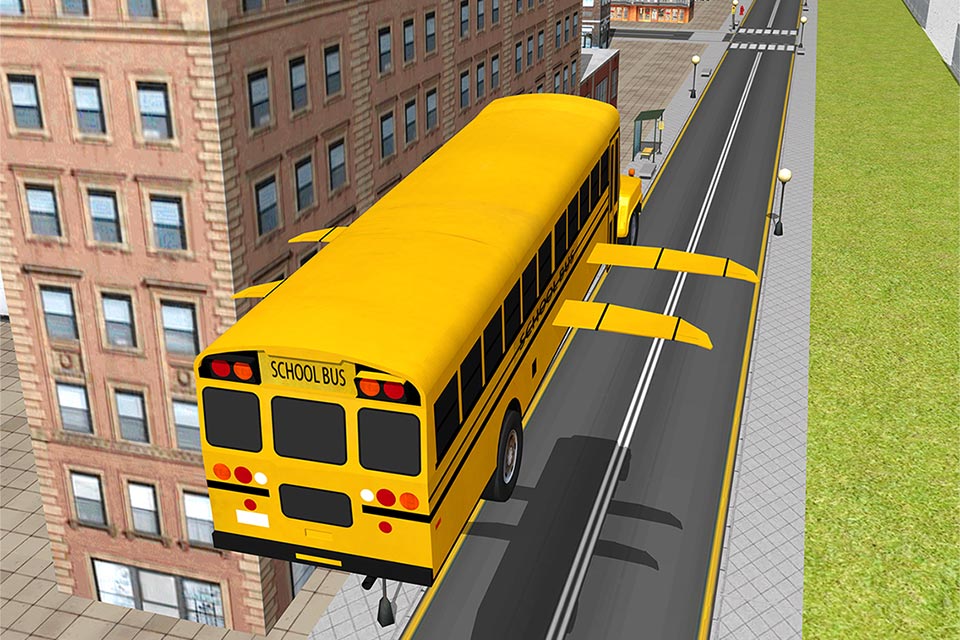 Flying School Bus simulator | GiveMeApps Android